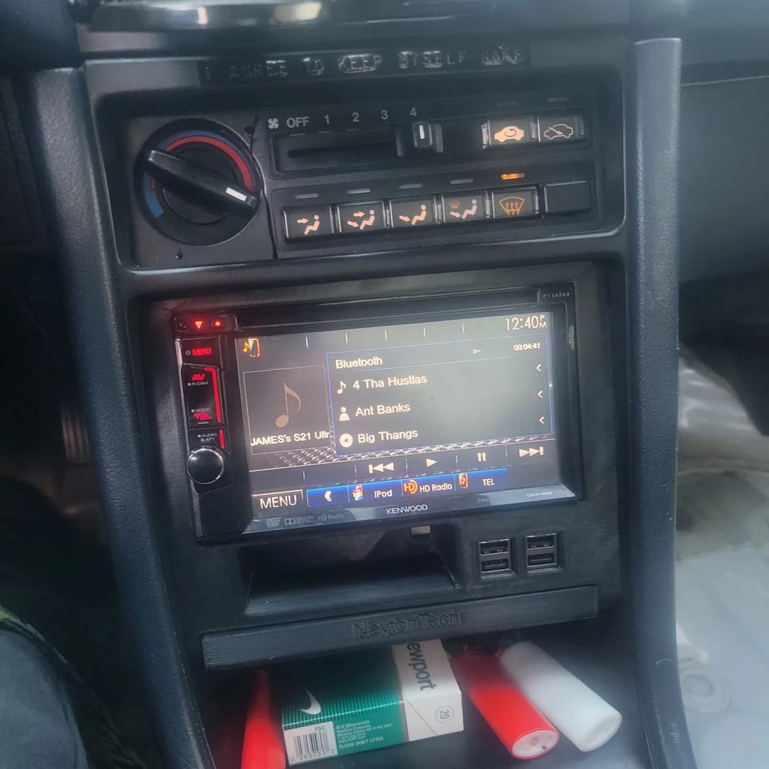 CRX Double Din Radio Bezel