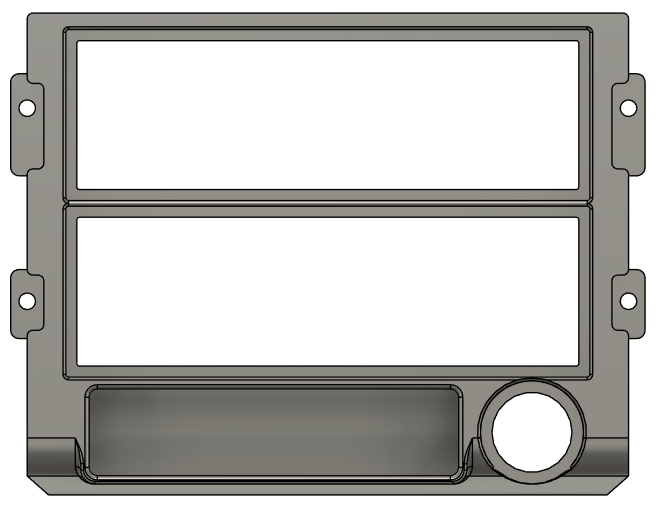 CRX Custom Radio Bezel