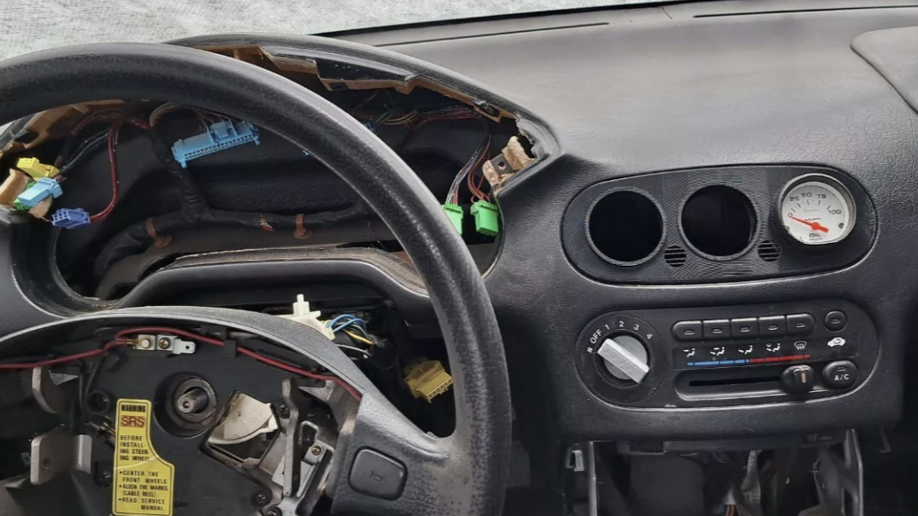 Del Sol Center Vent Triple Gauge Pod