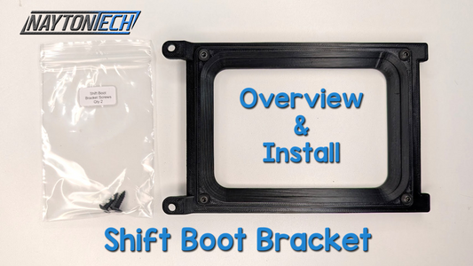 How to install our shift boot bracket