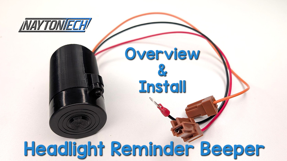 How to install our headlight reminder beeper