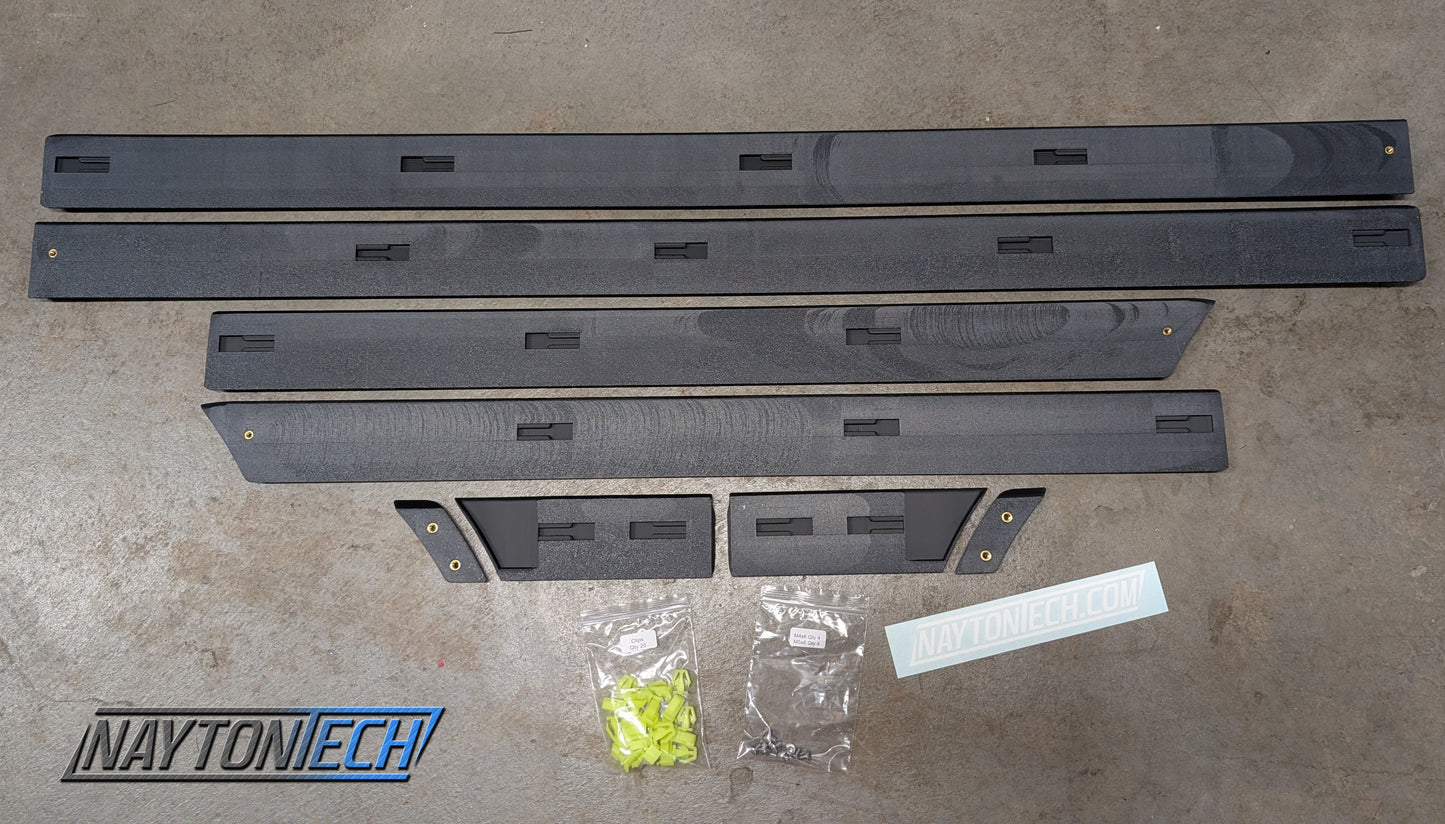 90-91 Civic Sedan Door Moldings