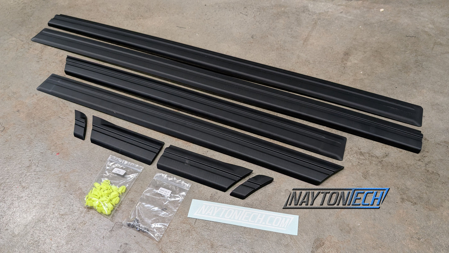 90-91 Civic Sedan Door Moldings