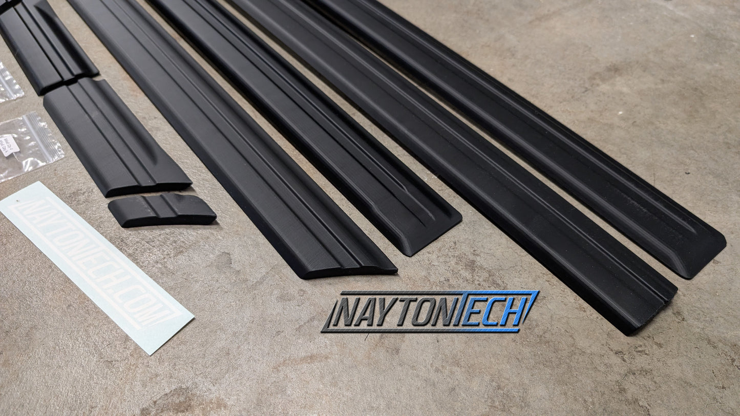 90-91 Civic Sedan Door Moldings
