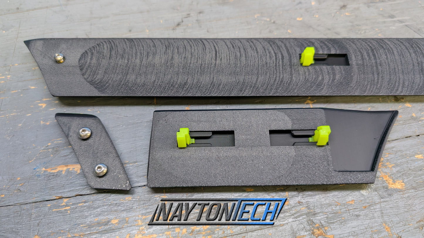 90-91 Civic Sedan Door Moldings