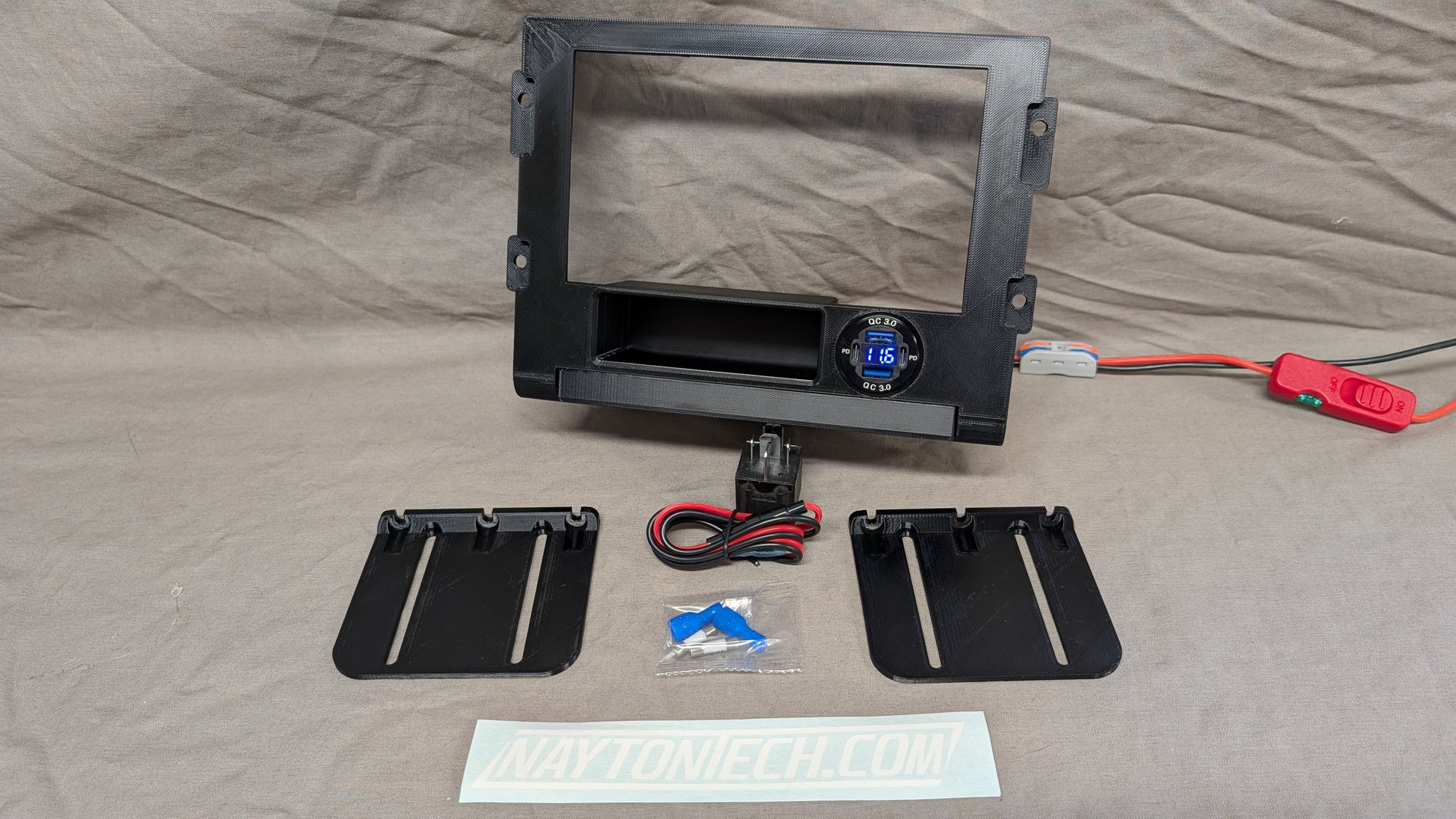 CRX Double Din Radio Bezel