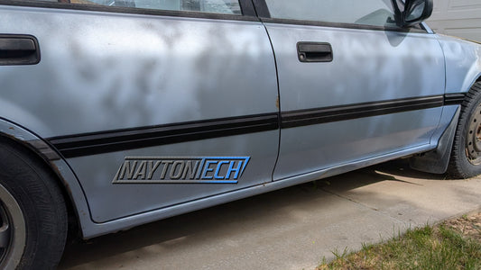 88-89 Civic Sedan Door Moldings
