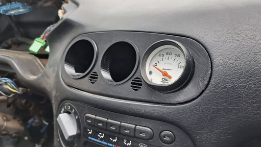 Del Sol Center Vent Triple Gauge Pod